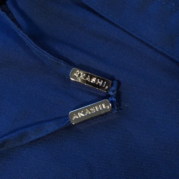 Akashi Kama Noragi Jacket Unisex Navy Blue Japanese Cotton MEDIUM Made In USA - Picture 9 of 12